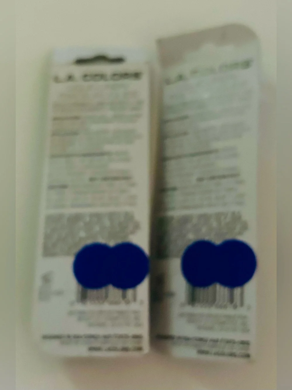 New 2 L. A. Colors Metallic Blue Liquid Liner Sealed Packages 6M after Opening